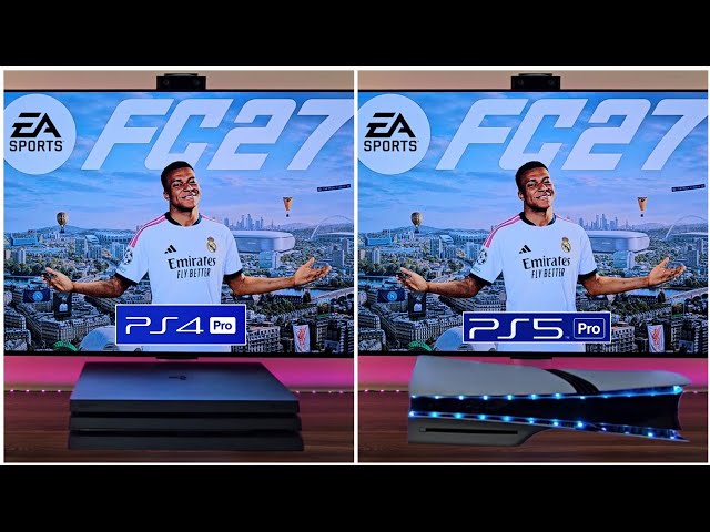 EA FC27 (PS4 PRO против PS5 PRO)