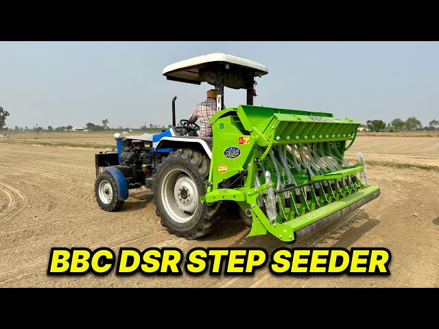 Bbc Dsr stepseeder machine | Paddy Direct seeding