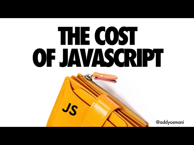 The Cost Of JavaScript - 2023