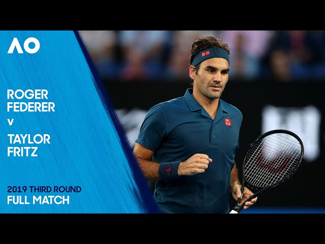 Roger Federer v Taylor Fritz Full Match | Australian Open 2019 Third Round