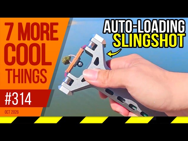 Bugatti's invisible speakers, vapourising robots in molten steel and automatic slingshots! | EP #314