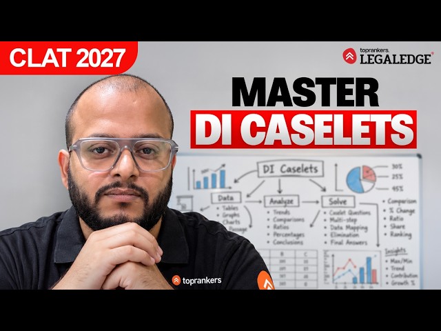 CLAT 2027 Preparation | DI Caselets | Quantitative Techniques | Manoj Sir | LegalEdge