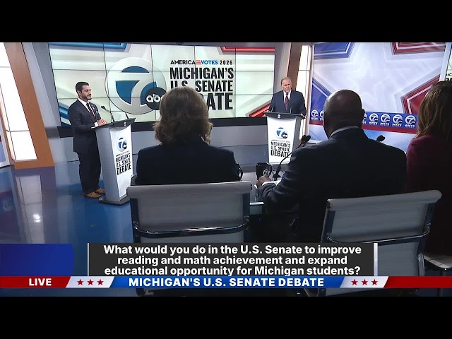 U.S. Senate Debate: Rogers, El-Sayed on helping Michigan kids through education