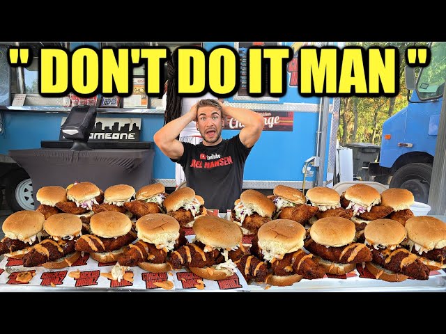 INSANE NASHVILLE HOT CHICKEN SANDWICH CHALLENGE | “Houston Slammer” Spicy Chicken Sandwich Challenge