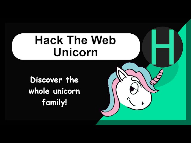 Hack The Web - Unicorn - Website OSINT - Easy Challenges