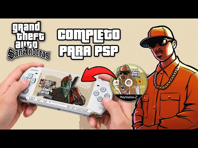 GTA SAN ANDREAS IS NOW FULLY PLAYABLE ON PSP!