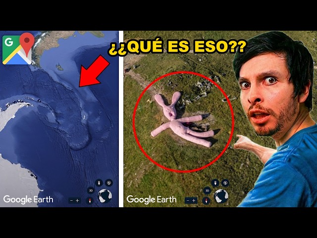 I Found 10 GIANT CREATURES on GOOGLE MAPS!!