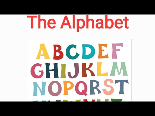 The Alphabet - High-Speed Flashcards