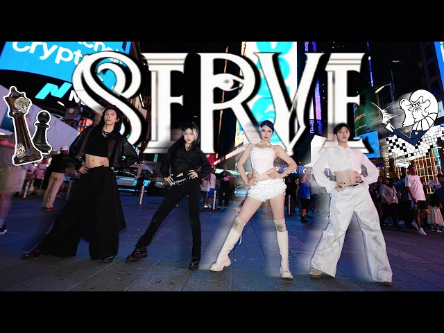 [KPOP DANCE IN PUBLIC| Times Square] XLOV - SERVE | Dance Cover by Vespera