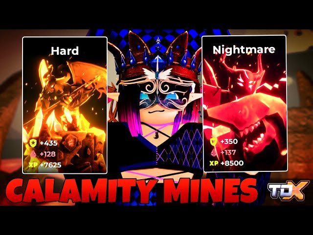 TDX'S HALLOWEEN EVENT IS A GRINDY MESS! | Roblox | [Tower Defense X: Calamity Mines]