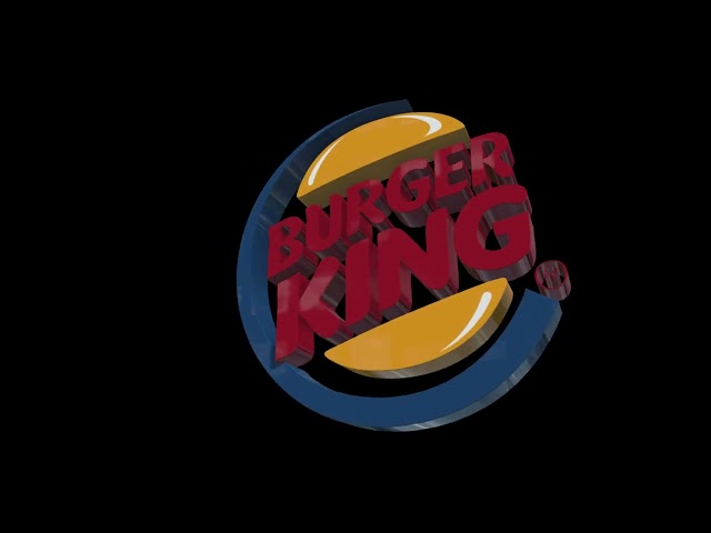 Burger King 3D Logo Animation Showcase | 10-Second Motion Graphics