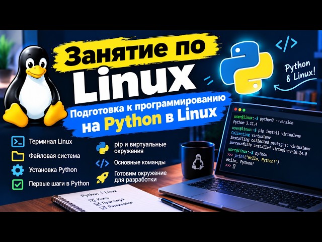 Python в Linux для начинающих | Установка, терминал и настройка окружения