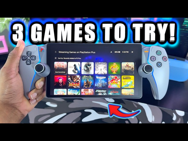 I Tried 3 PlayStation Plus Games on the PlayStation Portal!