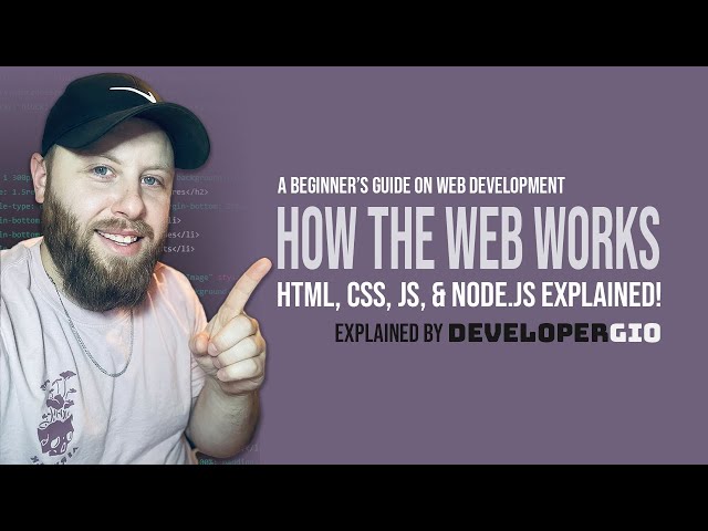 How HTML, CSS, JS, and Node.js Work Together to Build a Website | Step-by-Step Example for Beginners