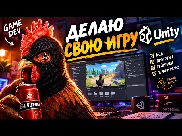 Изучаю Game Dev с нуля, делаю свою игру на Unity | ДЕНЬ 45