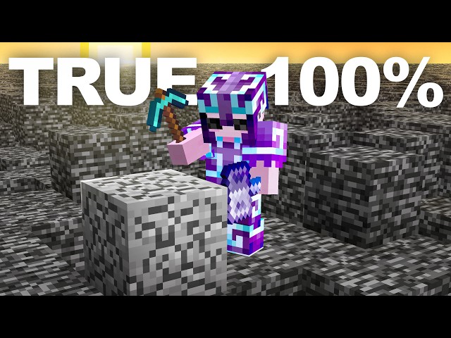I'm Trying To Actually 100% Minecraft