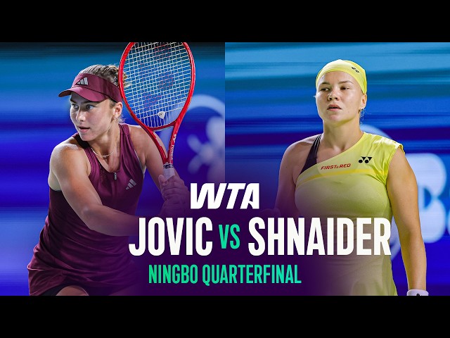 Iva Jovic vs. Diana Shnaider | 2026 Ningbo Quarterfinal | WTA Match Highlights