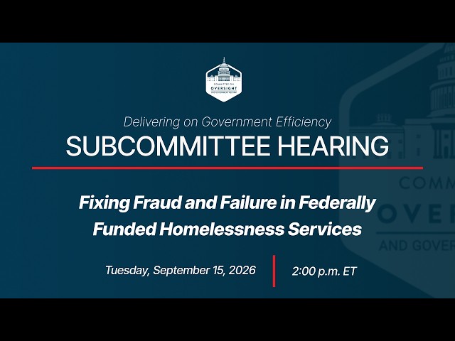 Fixing Fraud and Failure in Federally Funded Homelessness Services