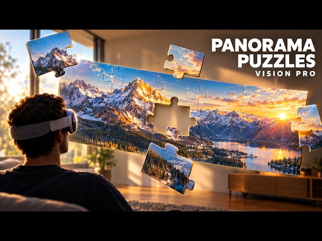 Puzzle Photo 2.0: Turn Panoramas Into Jigsaw Puzzles on Apple Vision Pro