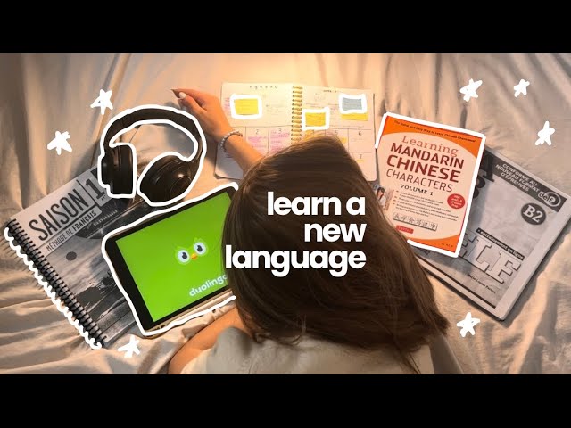 how to learn a new language on your own! (a guide) ⭑
