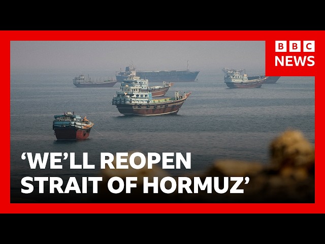 Iran's foreign minister submits new plan to reopen Strait of Hormuz | BBC News