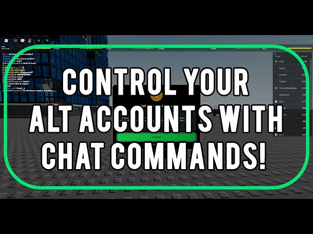 ⭐ Byfron Alt Control V3 Showcase | New Commands & Features | Roblox Alt Control