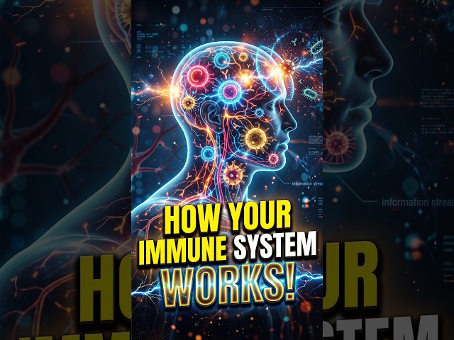 How Your Immune System Actually Works 🛡️ | Mind-Blowing 3D Journey | Body #shorts #science #facts