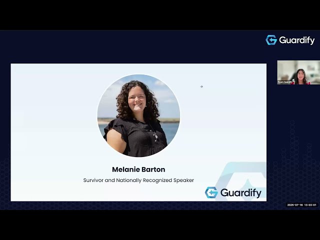 The Sound of Surviving: The Medical Impact of Trauma from a Survivor's Perspective- Guardify Webinar