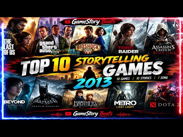 Top 10 Games Storytelling 2013 | The Greatest Game Stories, Characters, Worlds | GameStory Beats