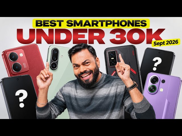 Top 5 Best Smartphones Under ₹30000 ⚡September 2026