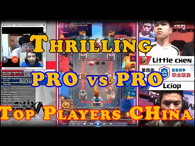 NOVA Lciop  vs   Little Chen  Clash Royale League China