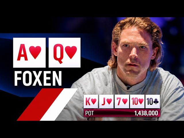 ROYAL FLUSH! Foxen OCTUPLES His Stack On Day 4