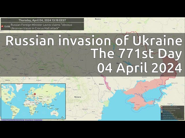 Russian invasion of Ukraine. The 771st Day (04 April 2024)