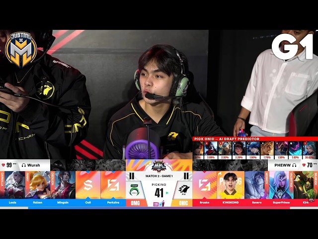 ONIC PH vs OMEGA | Game 1 | MPL PH S18 | WEEK 6 DAY 1