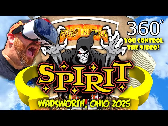 SPIRIT HALLOWEEN 360 STORE TOUR Wadsworth Ohio VR VIRTUAL REALITY