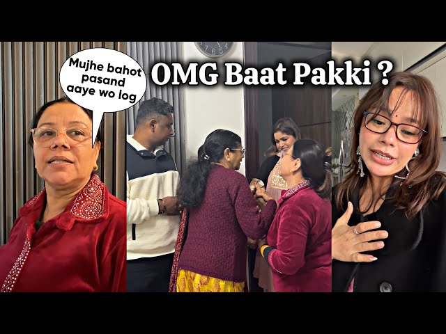 OMG Baat Pakki? 💍🥹 | My Boyfriend’s Family Came to Our House! ❤️