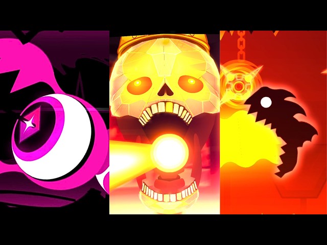 All MEGA Full Versions in Geometry Dash! (iSpyWithMyLittleEye, Skeletal Shenanigans, etc)
