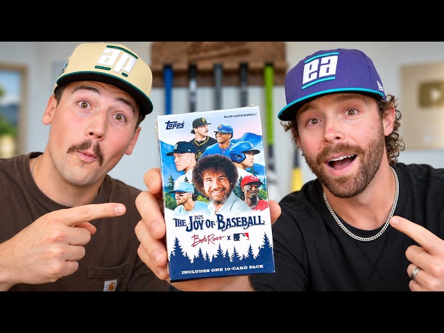Opening the BOB ROSS Baseball Card Box...
