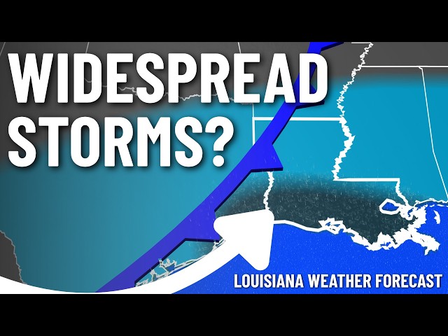 See when widespread rain and storms return to Louisiana