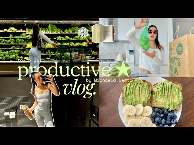 PRODUCTIVE VLOG ★ tackling my ENTIRE to-do list *motivating*