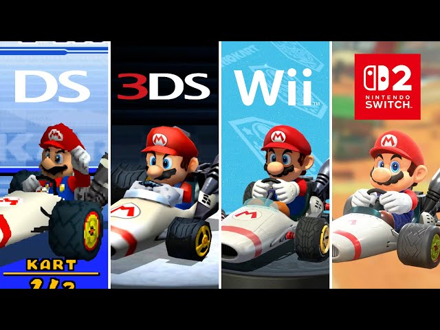 Evolution of B Dasher Kart in Mario Kart Games (2005 - 2025)