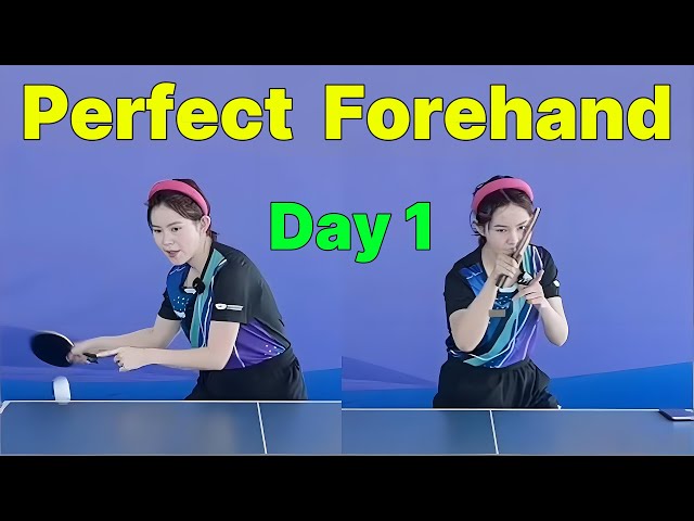 Day 1 of Your Table Tennis Journey: A Beginner's Guide to the Flawless Forehand Drive