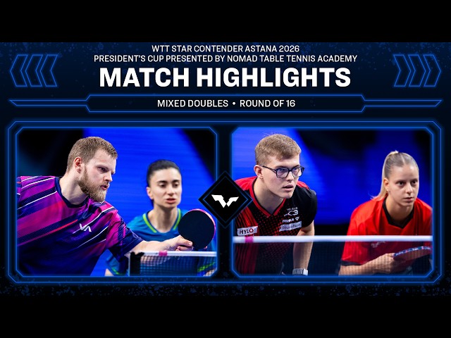 Artemenko/Abraamian vs Lebrun/Lutz | XD R16 | #WTTAstana 2026