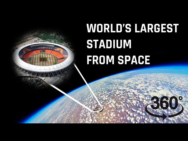 Modi Stadium Space Launch | 8K VR 360 Video