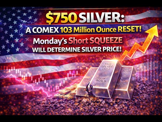 GET STARTED! $750 Silver, 103 million ounce RESET! Monday's Silver Short Squeeze!