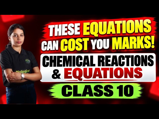 |CHEMICAL REACTION AND EQUATION |CLASS 10 |HALF YEARLY EXAM 2026|