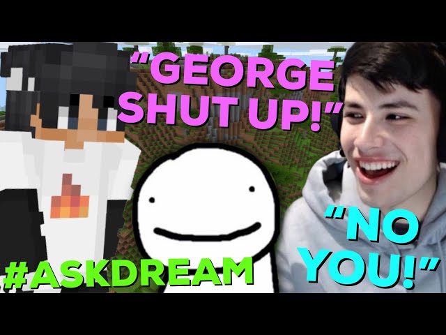 Dream does a Q&A while SPEEDRUNNING with George and Sapnap! (Dream Vod)
