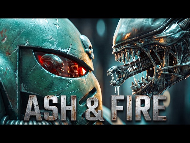 Ash & Fire: Space Marines vs Aliens (Warhammer 40k & Alien Lore)
