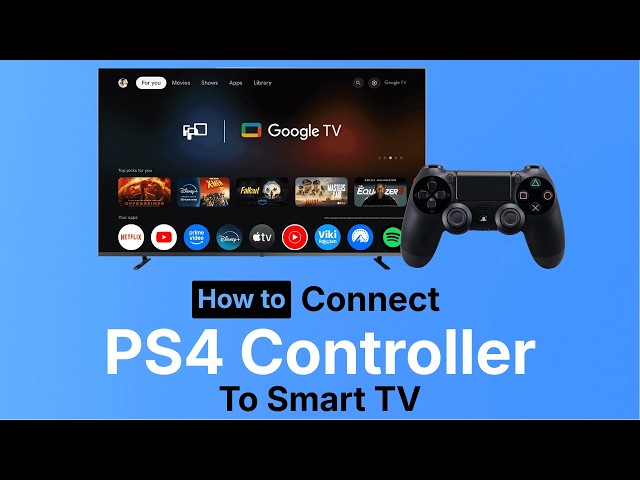 How to Connect PS4 Controller to Smart TV (Wireless Bluetooth)