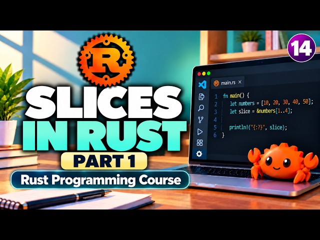 Rust 14 | Slices in Rust – Part 1 | Rust Programming Course | Uplatz